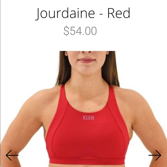 ISO Fleo Jourdaine Red Bra - Picture 1 of 1